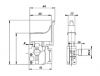 Електрически прекъсвач (ключ), регулатор на обороти и реверс за ръчни електроинструменти F2-4/1BE(E) 4A/250VAC - 2