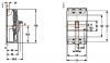 Automatic Circuit Breaker, EZC250N3150, 3P, 150А, 550VAC - 2