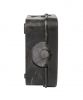 Junction box for outdoor installation, with cover, black, PVC, 72x72x33mm - 2