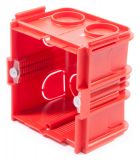 Конзола за замазка, универсална кутия, LEGRAND, 80151, пластмаса, 70x70x50mm, червена