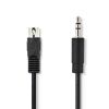 Cable, 5DIN M-plug 3.5 stereo M, 2 m, CAGP20100BK20  - 1
