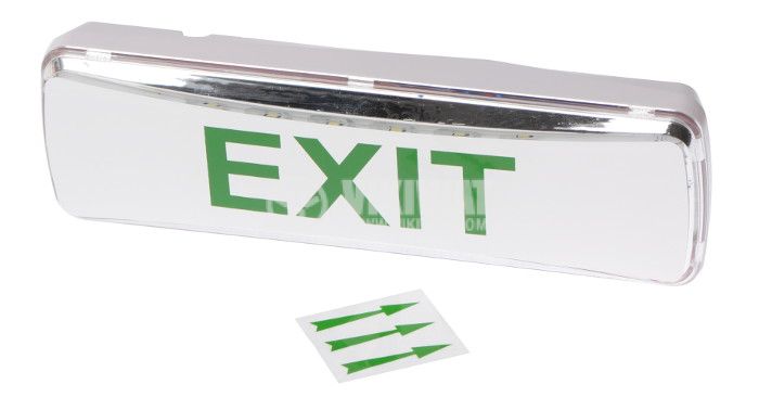 Аварийно LED осветително тяло "EXIT" BL295, 2W, със стикер определящ посоката - 1