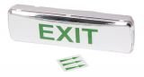 Emergency LED luminaire "EXIT", with arrows left, right, down