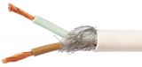 Data control communication cable, 2x1mm2, copper, grey, shielded, LIYCY