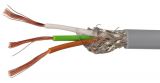 Комуникационен кабел за контрол на данни, 3x0.14mm2, мед, сив, екраниран, LIYCY