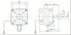 Electric motor for Refrigerator HL-YJF10 220-240VAC 50/60Hz 10W 0.35A 1300r/min - 2