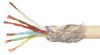 Комуникационен кабел за контрол на данни, 6x0.14mm2, мед, бял, екраниран, LIYCY

