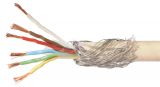 Комуникационен кабел за контрол на данни, 6x0.14mm2, мед, бял, екраниран, LIYCY