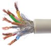 Комуникационен кабел за контрол на данни, 8x0.75mm2, мед, бял, екраниран, LIYCY
