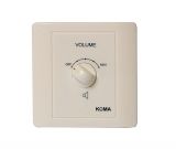 Volume control, YV-3 LB6205, 5W, in wall mount, white - 1 - Vikiwat Volume control, YV-3 LB6205, 5W, in wall mount, white - 1