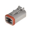 Connector DT06-4S, 4 pins, 13A, with pins - 2