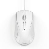 Оптична мишка HAMA MC-200, 3 бутона, USB, бяла