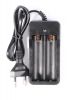 Battery universal charger 4.2VDC, 1000mAh, Li-Ion, CR18650 - 1