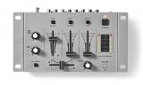 Three channel DJ mixer KN-DJMIXER10, two microphone inputs, Crossfader and Talkover