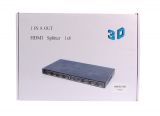 HDMI Splitter supports Full HD 1080P 3D, 1 input - 8 output - 4 - Vikiwat HDMI Splitter supports Full HD 1080P 3D, 1 input - 8 output - 4