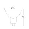 LED лампа BA25-30460, 4.5W, 12VDC, GU5.3, 3000K - 4 - Викиват LED лампа BA25-30460, 4.5W, 12VDC, GU5.3, 3000K - 4