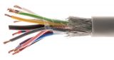 Data control communication cable, 6x0.75mm2, copper, grey, shielded, LIYCY