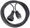 PVC Extension mains cord, 5m, 3x1.5mm2, black, IP20,  Brennenstuhl 1165440 - 1
