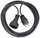 PVC Extension mains cord, 5m, 3x1.5mm2, black, IP20,  Brennenstuhl 1165440