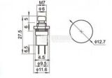 Button Switch, PBS-10B, NO, 2A, 250VAC, green - 2 - Vikiwat Button Switch, PBS-10B, NO, 2A, 250VAC, green - 2