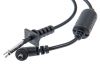 Power cable with laptop plug 3x1mm 1m - 2