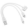 Adapter cable USB 2.0 to 1 x iPhone 4, 1 x iPhone 5, 1 x micro USB - 1