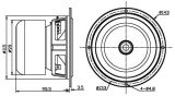 Loudspeaker BG5N Bass-Midrange 35W, 8 Ohm - 7 - Vikiwat Loudspeaker BG5N Bass-Midrange 35W, 8 Ohm - 7