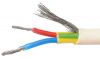 Комуникационен кабел за контрол на данни, звукови системи, 2x0.5mm2, помеднен алуминий (CCA), бял, екраниран, ТЧП-К

