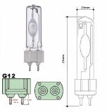 Метал-халогенна лампа MH150W/N/T7, 150 W, G12, бяла - 2 - Викиват Метал-халогенна лампа MH150W/N/T7, 150 W, G12, бяла - 2
