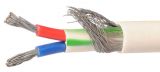 Комуникационен кабел за контрол на данни, звукови системи, 2x1mm2, помеднен алуминий (CCA), бял, екраниран, ТЧП-К