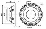 Нискочестотен говорител, HIVI F10, 8 Ohm, RMS 100 W - 7 - Викиват Нискочестотен говорител, HIVI F10, 8 Ohm, RMS 100 W - 7
