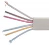 Data control communication cable, telephone, 6x0.14mm2, copper, white

