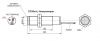 Capacitive Sensor M30x80mm 6-36 VDC, NPN, NO + NC, range 15mm, non-shielded - 2 - Vikiwat Capacitive Sensor M30x80mm 6-36 VDC, NPN, NO + NC, range 15mm, non-shielded - 2