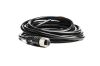 Sensor cable, M12 4PINS STR, 4 pins, 4 wires, M12mm, straight, 2m, NO+NC
