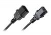 Power cable extension, 3x0.75mm2, 3m, black, KPO2770-3
