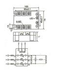 Солид стейт реле, SSR3-20B, трифазно, полупроводниково, 3-32VDC, товароносимост 20A/480VAC - 2 - Викиват Солид стейт реле, SSR3-20B, трифазно, полупроводниково, 3-32VDC, товароносимост 20A/480VAC - 2