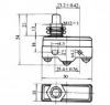 Limit switch, VXW5-11M, SPDT-NO+NC, 15A/480V, pusher - 2