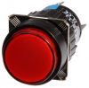 Button Light Switch type RAFI LAZ16-11 24VAC/DC SPDT - NO+NC red - 2