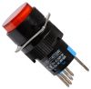 Button Light Switch type RAFI LA139S-11ADT 24VAC/DC SPDT - NO+NC red - 1