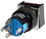 Бутон светещ тип RAFI LA139S-11FDT 24VAC/DC SPDT - NO+NC червен - 3 - Викиват Бутон светещ тип RAFI LA139S-11FDT 24VAC/DC SPDT - NO+NC червен - 3