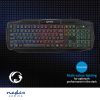 Геймърска RGB клавиатура, GKBD100BKUS, USB, 104 бутона  - 7