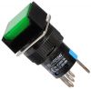 Button Light Switch type RAFI LA139S-11FDT 24VAC/DC SPDT - NO+NC греен - 1