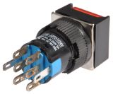 Бутон светещ тип RAFI LA139S-22FDT 24VAC/DC 2PDT - 2NO+2NC червен - 3 - Викиват Бутон светещ тип RAFI LA139S-22FDT 24VAC/DC 2PDT - 2NO+2NC червен - 3