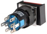 Бутон светещ тип RAFI LA139S-22CFDT 24VAC/DC 2PDT - 2NO+2NC червен - 3 - Викиват Бутон светещ тип RAFI LA139S-22CFDT 24VAC/DC 2PDT - 2NO+2NC червен - 3