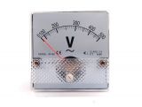 Analogue panel voltmeter SF-80, 100 - 500 V, AC, self-contained, 80x80 mm