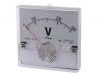 Analogue panel voltmeter SF-80, 300 V, AC, self-contained, 80x80 mm - 1