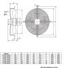 Industrial Axial Fan FDA-2E-250S, Ф250mm, 220VAC, 130W, 1850m3/h - 7