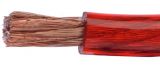 Power conductor, for audio/video signal, 1x1mm2, aluminum (CCA), red, silicon rubber (SiR)