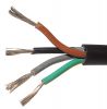 Cable, instalation, 4х1mm2, copper, flexible, black, HO5RR-F

