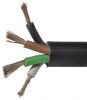 Cable, instalation, 4х4mm2, copper, flexible, black, HO5RR-F
